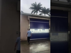 Puertas rodantes automáticas industriales 2.0m/s Seguridad de alta velocidad para almacenes y garajes