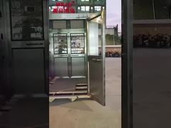 Ducha de aire de carga certificada GMP para palets.