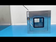 Caja de pases compacta de acero inoxidable 304 diseño que ahorra espacio uso de laboratorio y electrónica