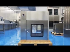 La cámara de paso de HEPA. Transferencia de material certificada ISO 14644