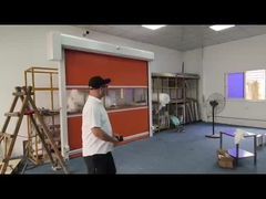 Puertas industriales de alta frecuencia. Puertas a prueba de polvo y aislamiento térmico.