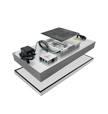 Unidad de filtro de ventilador HEPA de carcasa ultra delgada con voltaje 220V/120V/110V y construcción de acero inoxidable para salas limpias