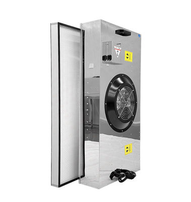 Unidad de filtro de ventilador FFU Sala limpia Acero inoxidable / aleación de zinc Padrones de flujo de aire personalizables