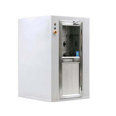 Sala de ducha modular pequeña con temporizador ajustable de 0-99s y ángulo de flujo de aire de 360 ° para equipos de sala limpia farmacéutica