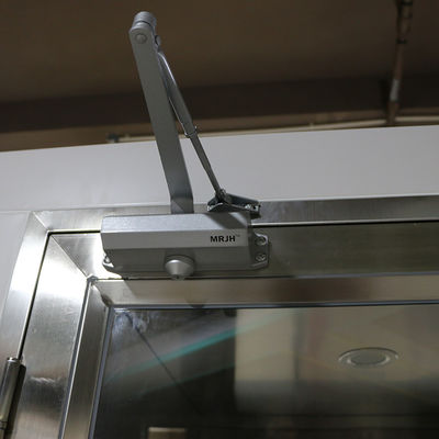 Sala de ducha de aire de acero inoxidable con gran volumen de aire y tiempo de ducha de aire ajustable para aplicaciones de sala limpia
