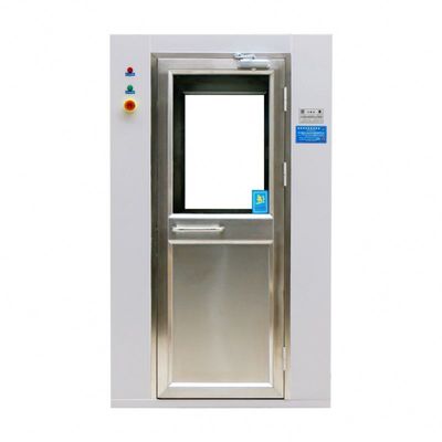 Sala de ducha de aire modular personalizada con temporizador ajustable de 0-99s y ángulo de flujo de aire de 360 ° en placa de acero recubierta de polvo SUS304/