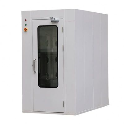 Sala de ducha de aire modular personalizada con temporizador ajustable de 0-99s y ángulo de flujo de aire de 360 ° en placa de acero recubierta de polvo SUS304/