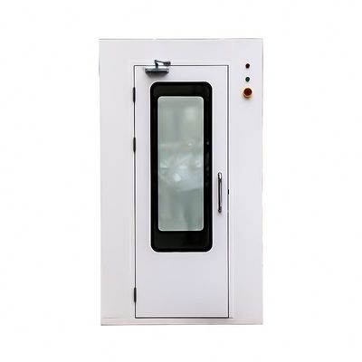 Sala de ducha de aire modular personalizada con temporizador ajustable de 0-99s y ángulo de flujo de aire de 360 ° en placa de acero recubierta de polvo SUS304/