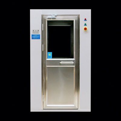Sala de ducha de aire modular personalizada con temporizador ajustable de 0-99s y ángulo de flujo de aire de 360 ° en placa de acero recubierta de polvo SUS304/