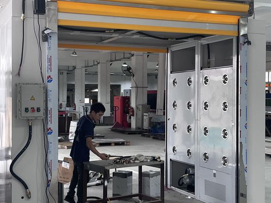 Sala de ducha de aire a prueba de explosión con 0-99s tiempo ajustable y SUS304/Pulverizada placa de acero Stand de sala limpia