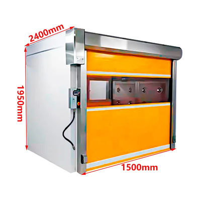 Sala de ducha de aire de carga inteligente de 3000W con placa de acero recubierta de SUS304/Pulver y tiempo de ducha de aire ajustable de 0-99s