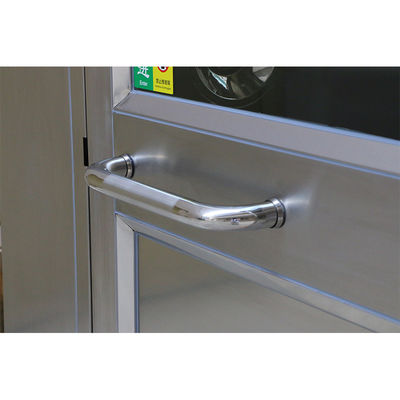 Ducha de aire de acero inoxidable 304 con puerta convexa para salas limpias farmacéuticas y alimentarias