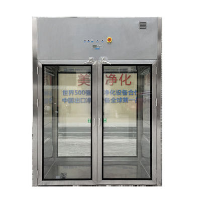 caja de entrada de doble puerta de carga de acceso a la ducha de aire caja de entrada para la industria de procesamiento de alimentos fabricas de electrónica LED