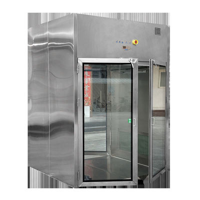 caja de entrada de doble puerta de carga de acceso a la ducha de aire caja de entrada para la industria de procesamiento de alimentos fabricas de electrónica LED