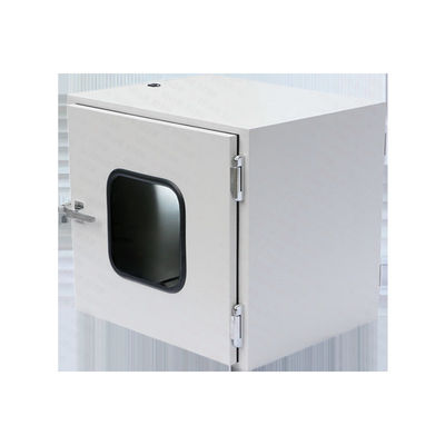 Caja de paso laminar de flujo de luz ISO 10 UV para ventana de transferencia de sala limpia con conexión sin fisuras
