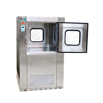 MRJH Single Story Puerta plana Control manual Interbloqueo Interior Exterior Todo de acero inoxidable Ducha de aire Caja de pase