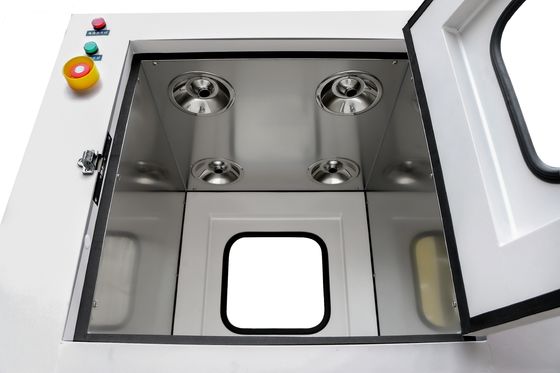 MRJH Single Story Control Manual Puerta de bloqueo exterior Lank Finish Hoja laminada en frío Interior Ss. Ducha de aire Caja de pases