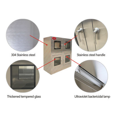 MRJH Antirradiación Puerta plana de doble capa Manual Cerradura de control conjunto mecánico Acero inoxidable Ventana de transferencia ordinaria