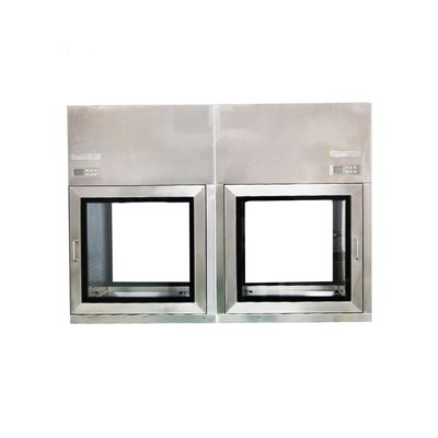 Caja de pases de acero inoxidable personalizada para la industria alimentaria Ventana de transferencia de sala limpia