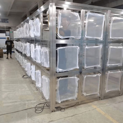 Sala limpia modular con certificación GMP Clase 100-10000 Sala portátil libre de polvo personalizable para uso industrial