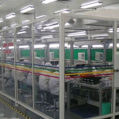 Sala limpia modular con certificación GMP Clase 100-10000 Sala portátil libre de polvo personalizable para uso industrial