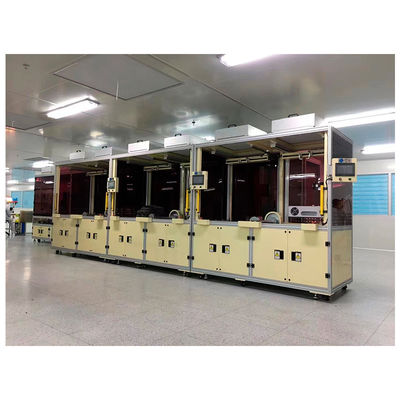 Estación de trabajo modular de sala limpia personalizada con unidades de filtro de ventilador HEPA y cumplimiento ISO5 ~ ISO9
