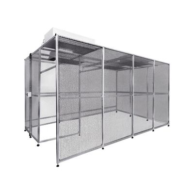 Sala limpia modular personalizable con filtración HEPA y cumplimiento de ISO 8 para aplicaciones industriales