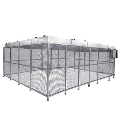 Cuarto limpio modular personalizado con filtración HEPA y cumplimiento de la norma ISO 14644 para el control de la contaminación