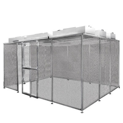 Cuarto limpio modular personalizado con filtración HEPA y cumplimiento de la norma ISO 14644 para el control de la contaminación