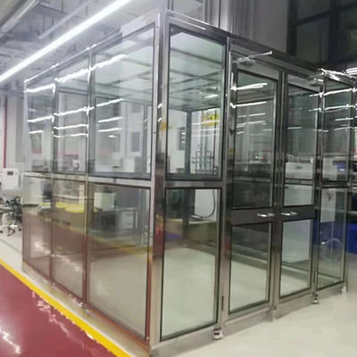Sala limpia modular personalizable con filtración HEPA y cumplimiento de ISO 8 para aplicaciones industriales