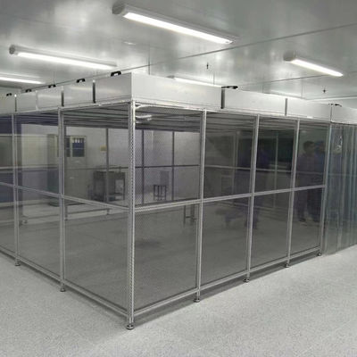 Cuarto limpio modular personalizado con filtración HEPA y cumplimiento de la norma ISO 14644 para el control de la contaminación