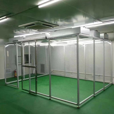 Sala limpia modular personalizable con filtración HEPA y cumplimiento de ISO 8 para aplicaciones industriales