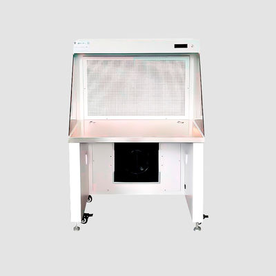 Capuchón de flujo de aire laminar horizontal de acero inoxidable para laboratorio