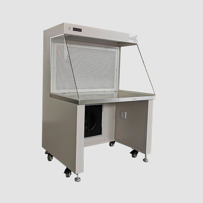 Capuchón de flujo de aire laminar horizontal de acero inoxidable para laboratorio