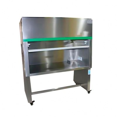 Capó de flujo laminar recto pequeño Banco limpio SS 304 Mini gabinete de flujo laminar