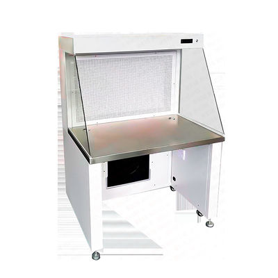 MRJH Hood de flujo de aire horizontal placa blanca de frío pintura de horneado SS Laminar del flujo de aire del banco de trabajo