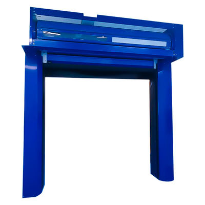 Industria alimentaria plegable de trabajo pesado persiana de rodillo puerta de acero galvanizado espuma flexible