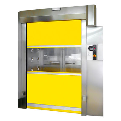 Puerta de persiana de rodillo rápido de PVC