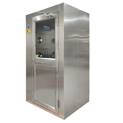 SS 201 Salón de ducha con aire Sopladores de un solo lado 380V 220V Con puerta giratoria