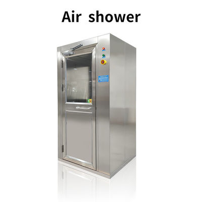 SS 201 Salón de ducha con aire Sopladores de un solo lado 380V 220V Con puerta giratoria