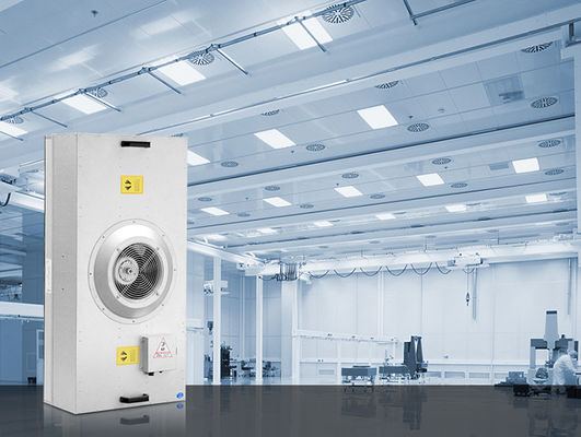 Cuarto limpio FFU de acero inoxidable con resistencia mínima al flujo de aire y unidad de filtro de ventilador HEPA de tamaño personalizable