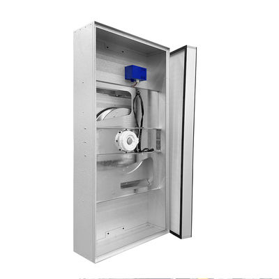 FFU ultra delgado. Sistema de aire de cuarto limpio de bajo perfil para laboratorios médicos. Filtración HEPA que ahorra espacio y funcionamiento silencioso.