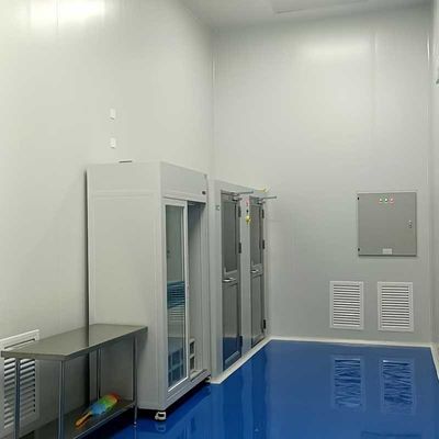 Sala limpia modular personalizada con suministro de aire fresco, clase 1000-1000000 y cumplimiento de ISO5-ISO9 para procesamiento de alimentos