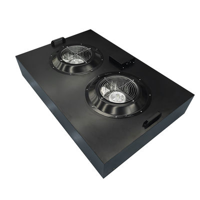 Unidad de filtro de ventilador FFU de pintura en placa fría negra para sala limpia