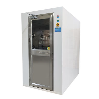 Conforme a las normas de calidad 201 ducha de aire inoxidable 1240x2000x2100mm doble flujo de aire de grado farmacéutico
