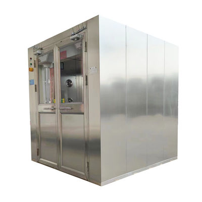 Ducha de aire automática con puerta corredera de carga 1950 x 2000 x 2180 mm en polvo de acero inoxidable 201