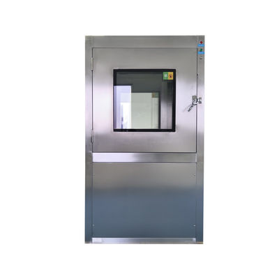 Caja de pases de ducha de aire certificada ISO. Acero inoxidable 201 y HEPA H13. Salas limpias farmacéuticas / electrónicas.