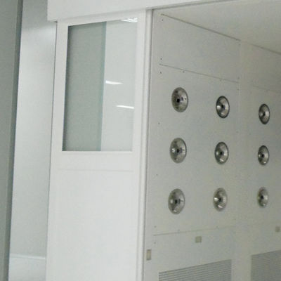 Puertas correderas automáticas Duchas de aire con diseño anti-colisión de radar a prueba de fuego DIN75200 y cumplimiento de la norma ISO 14644-1