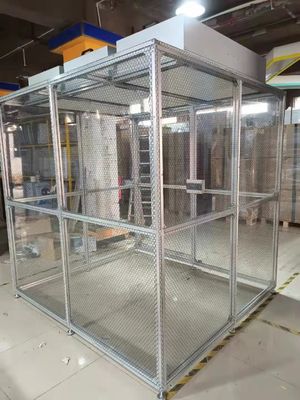 ISO 5 Stand limpio con sistema HEPA FFU. Diseño modular y móvil para laboratorios / electrónica