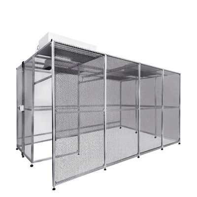 Cuarto limpio modular personalizado con filtración HEPA y cumplimiento de la norma ISO 14644 para el control de la contaminación